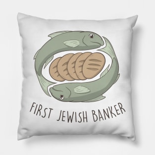 First Jewish Banker Pillow