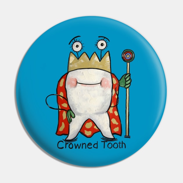 Crowned Tooth Pin by Anthony R Falbo