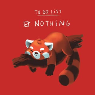 Lazy Red Panda T-Shirt