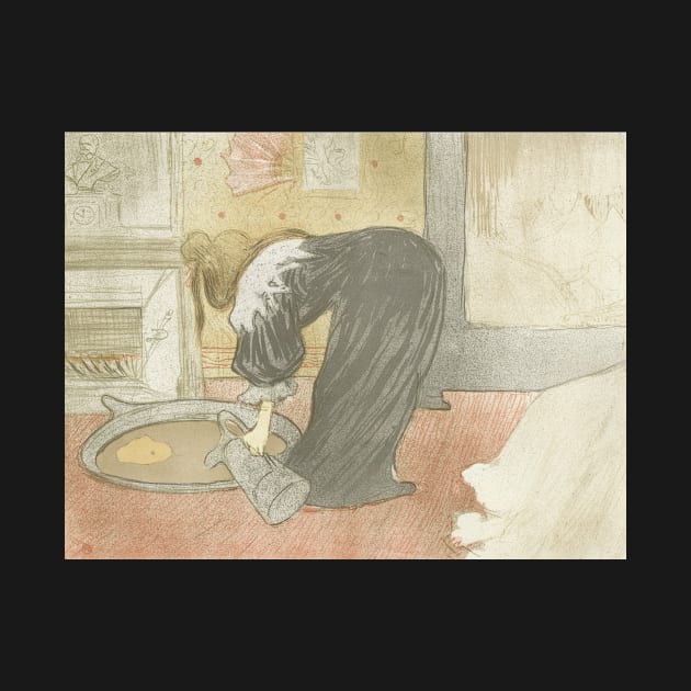 Elles - Woman at the Tub by Henri de Toulouse-Lautrec by Classic Art Stall