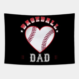 Dad Baseball Team Family Matching Gifts Funny Sports Lover Player Tapestry