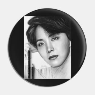 Jungkook Pencil drawing Pin