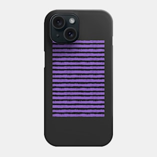 black and purple splatter stripe Phone Case