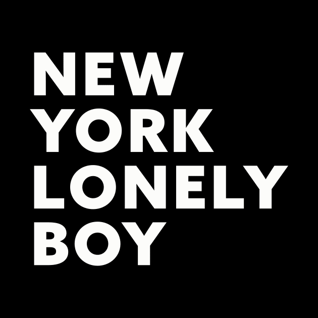 New York Lonely Boy by Friend Gate