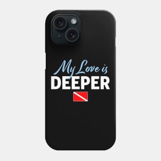 Love is Deeper Diver Flag Gift Phone Case