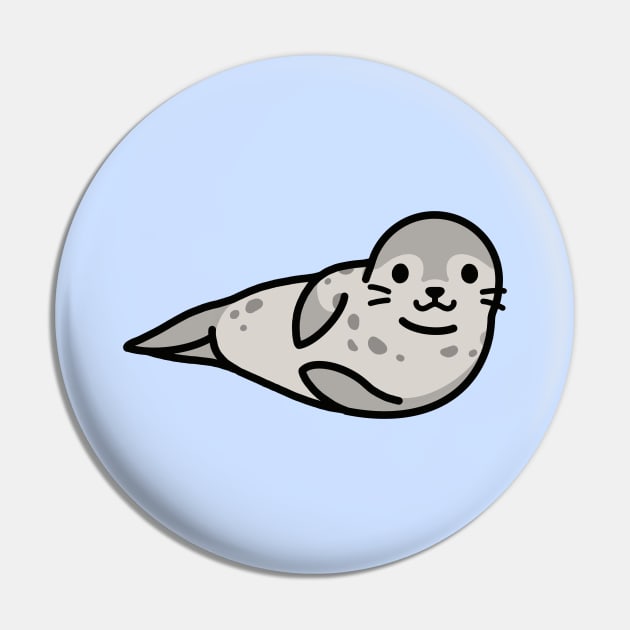 Grey Seal Pin by littlemandyart