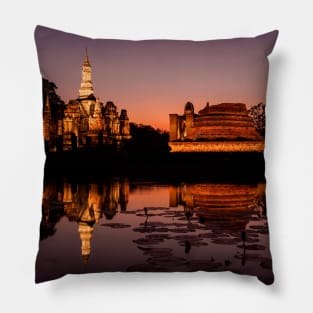 Beautiful Thailand Historical Sukhothai Photo Pillow