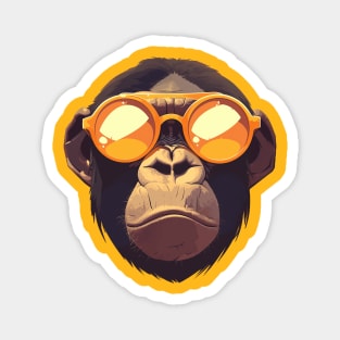 cool monkey Magnet