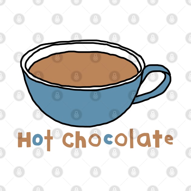 Hot Chocolate in a Cup Food by ellenhenryart