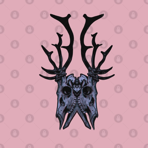 Stag Symmetry Skulls by Scottconnick