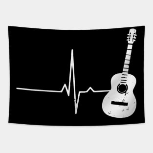 Acoustic Guitar Heartbeat Tapestry