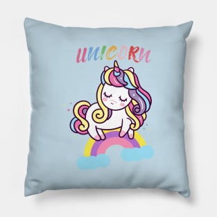 Rainbow Unicorn Lover Pillow