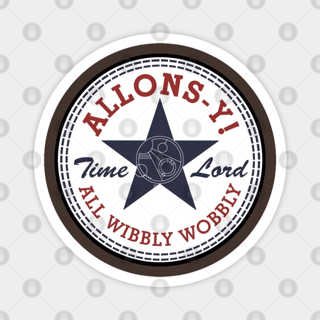 Allons-y! All Wibbly Wobbly Magnet by AliensOfEarth