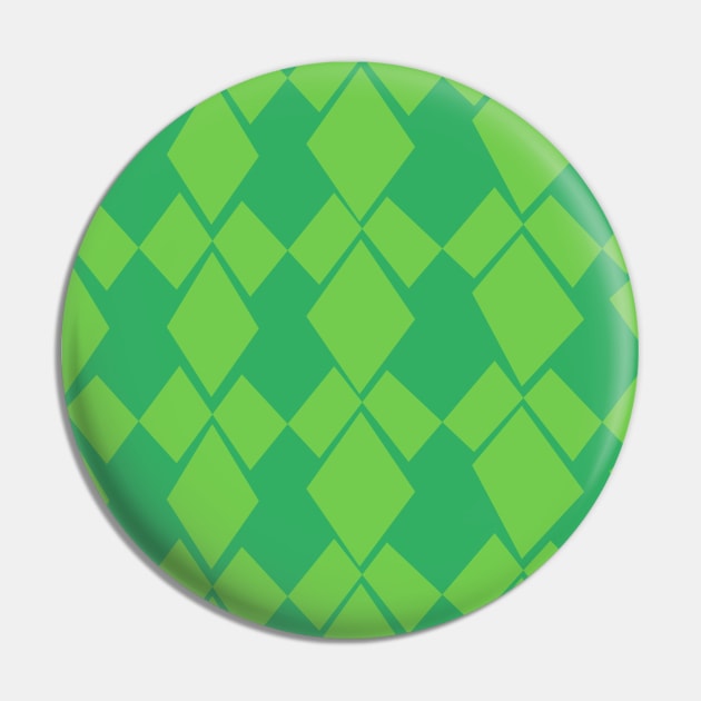 Geometric Diamonds Design (Lime Green) Pin by KelseyLovelle