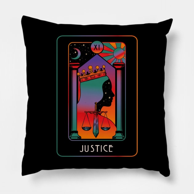 Justice Pillow by Inktally