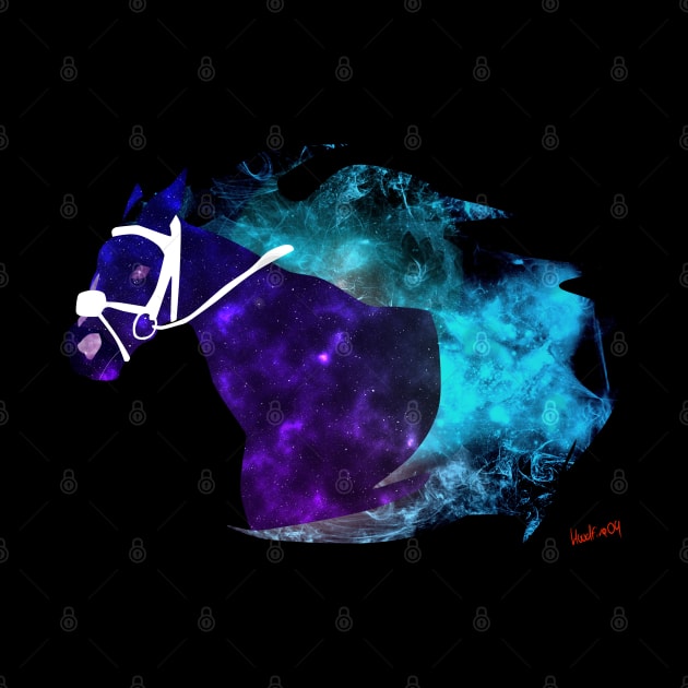 Space Racehorses (front and back) by Bloodfire09