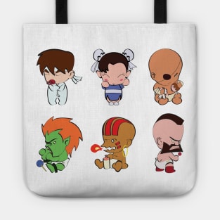 Street Fighter Babies Tote