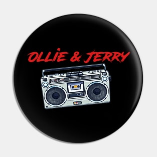 Ollie and Jerry Boombox Pin