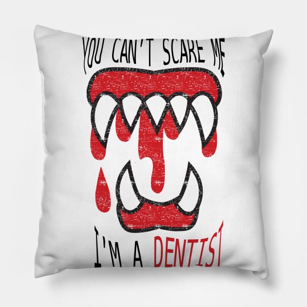 dentist funny Pillow by dentist_family