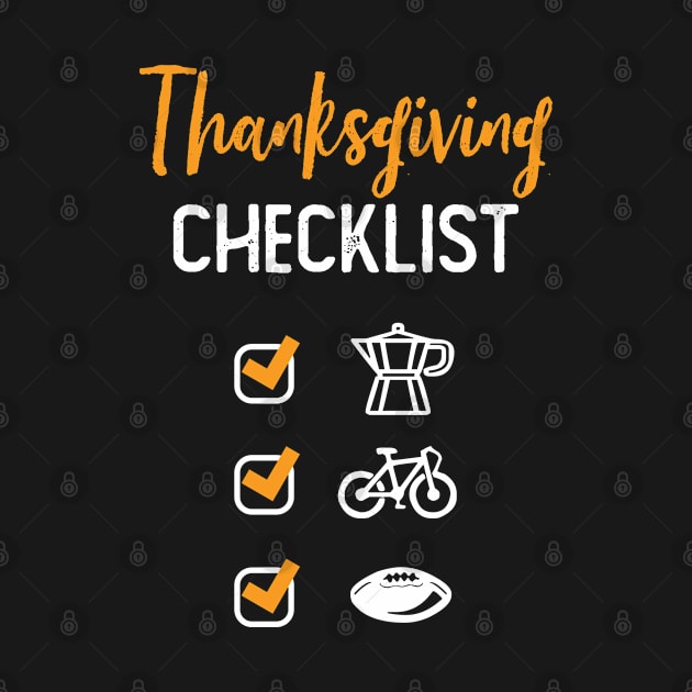 Thanksgiving checklist (cycling version) by p3p3ncil