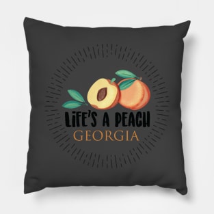 Life's a Peach - Georgia Pillow