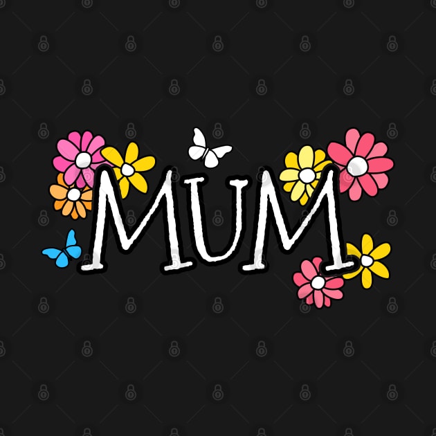 Mothers Day 2022 Mum Flowers Butterflies Mothering Sunday by doodlerob