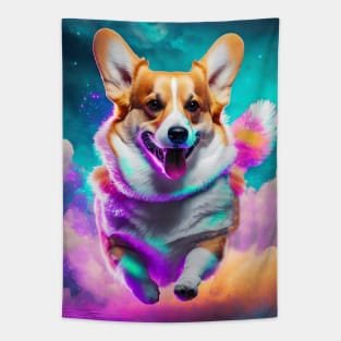 Pembroke Welsh Corgi Heaven Tapestry