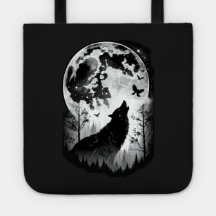 Lonely Howl at the Moon Tote