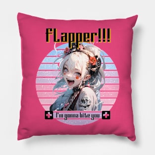 Flapper Girl Pillow