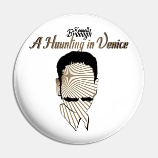 Kenneth Branagh A Haunting in Venice tv series themed graphic design Pin