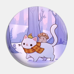 Winter walk Pin