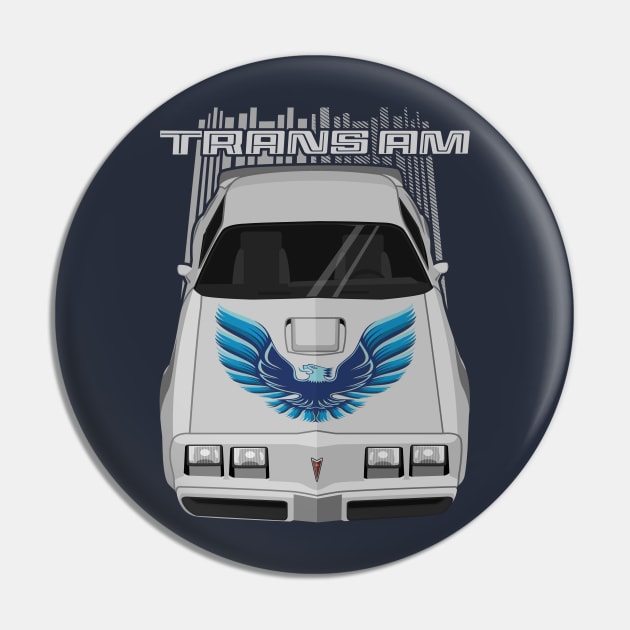 Firebird Trans Am 79-81 - silver and blue Pin by V8social