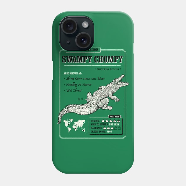 Swampy Chompy Phone Case by dumbshirts