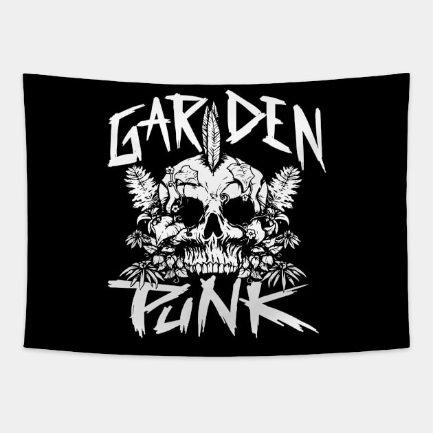 Garden Punk Tapestry by Gridcurrent