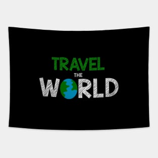 Travel The World Go Across The Globe With You Buddies Tapestry