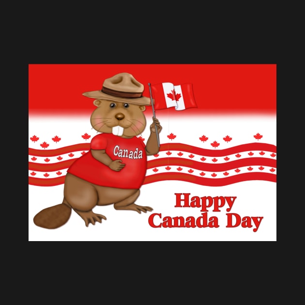 Canada Day Beaver by SpiceTree