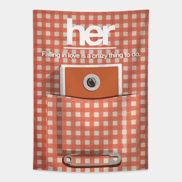 Her, a Spike Jonze movie Tapestry by jbrulmans