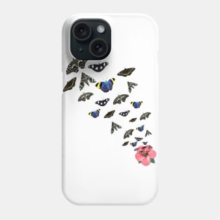 Butterflies and Hibiskus in Africa Phone Case