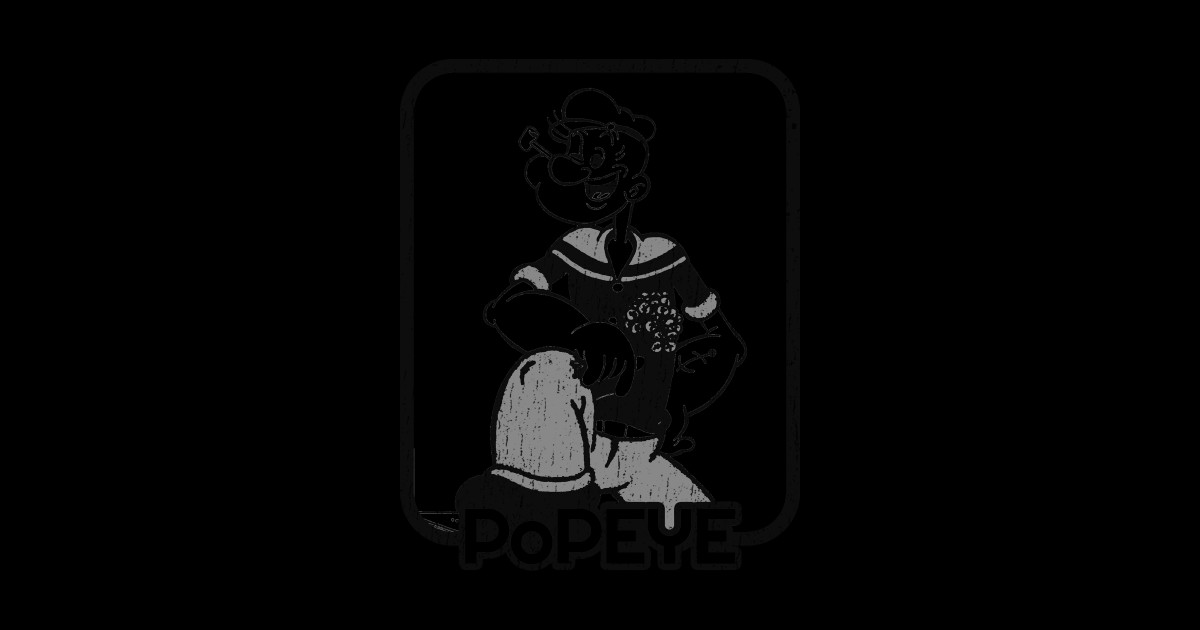 The Sailor Man Popeye Vintage Popeye Sticker Teepublic