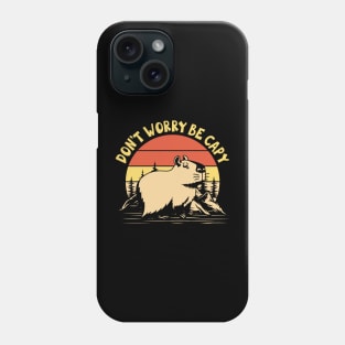 Don't Worry Be Capy Phone Case