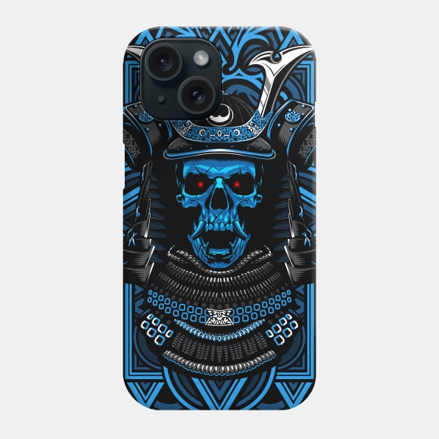 Samurai Skull Phone Case by albertocubatas