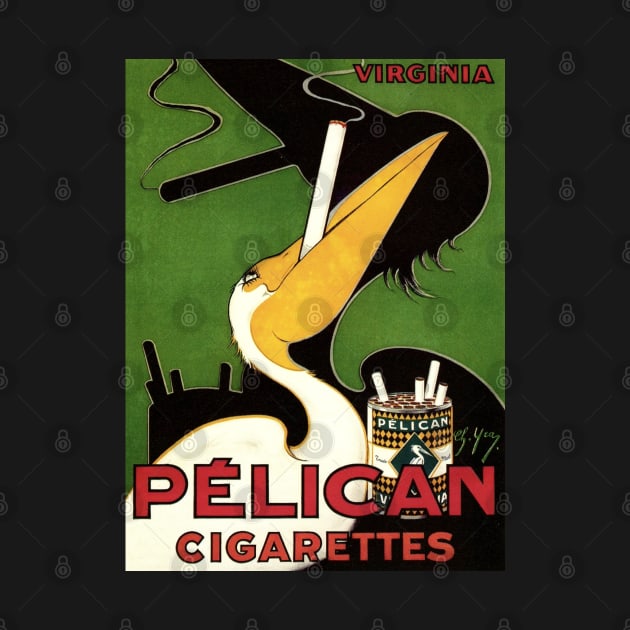 Cigarettes Advertising - Pélican by CozyCanvas