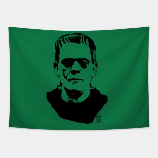 Frankenstein's Monster (dark design) Tapestry