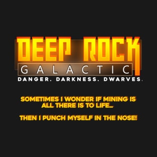 Deep Rock Galactic Logo Punch Voiceline T-Shirt