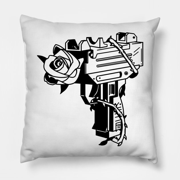 pop off BW Pillow by AlanNguyen