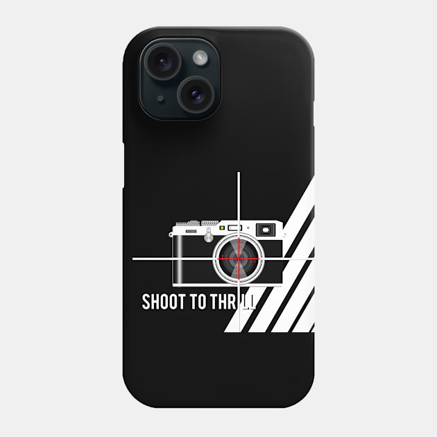 Shoot To Thrill BW Phone Case by SiSuSiSu