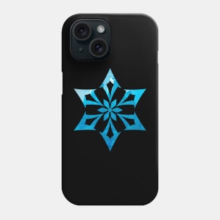 Cryo Element Iceberg background | Genshin Impact Phone Case