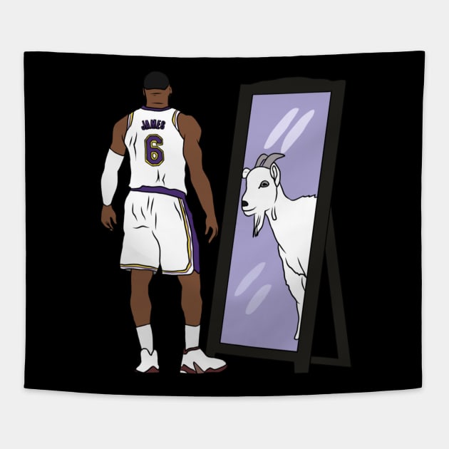 LeBron James Mirror GOAT LA 6  friend
