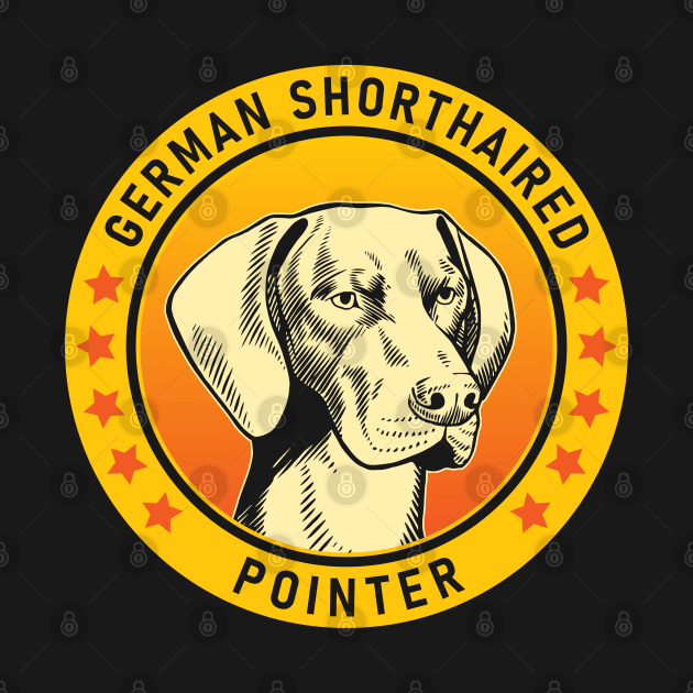 German Shorthaired Pointer Dog Portrait by millersye