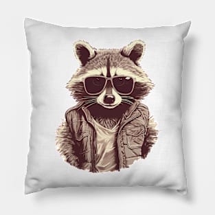 Racoon is a Street Cat – Support Your Local Street Cats Pillow